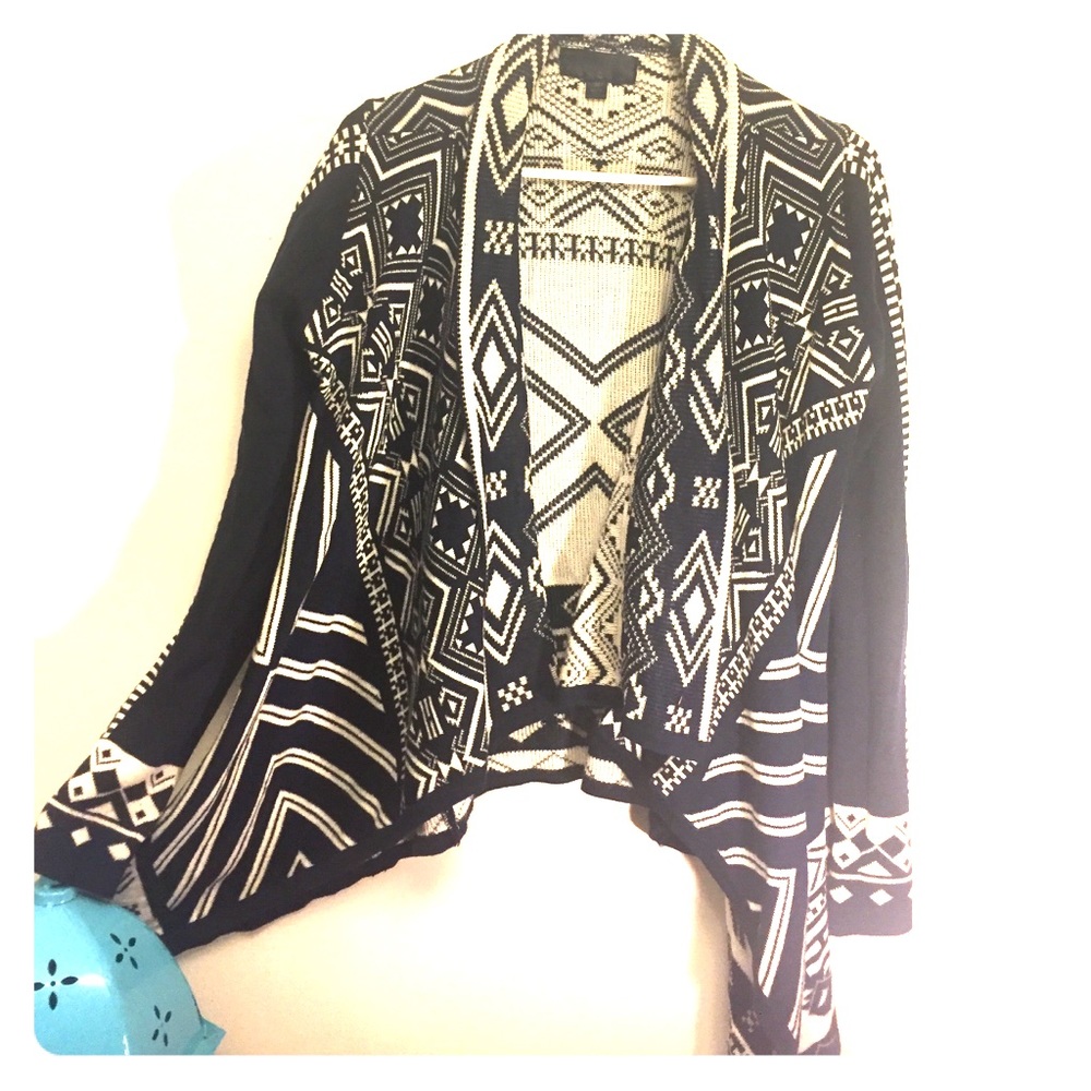 Francesca’s Navy Blue Sweater Wrap